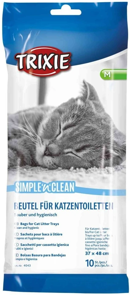 Пакеты для кошачьего лотка Trixie М 48х37 см 10 шт. (4011905040431)