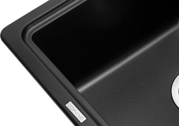 Фото - Мийка кухонна GRANADO Palma Black Shine