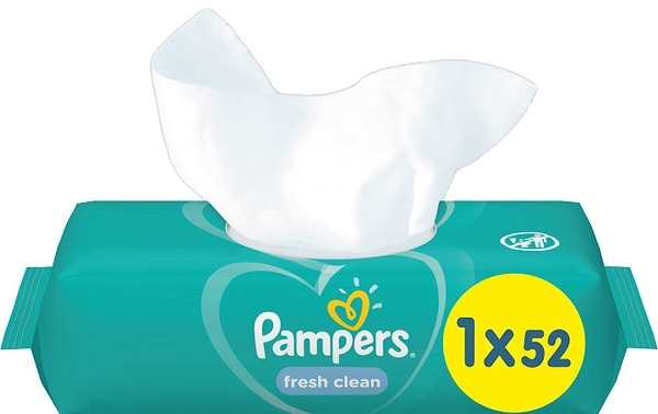 Фото - Салфетки влажные для детей Pampers Fresh Clean 52 шт. (8001841041360)