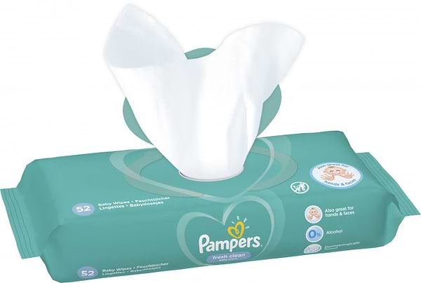 Фото - Салфетки влажные для детей Pampers Fresh Clean 52 шт. (8001841041360)
