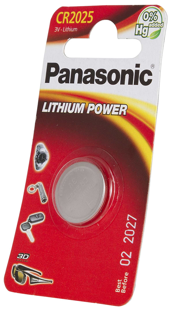 Фото - Батарейка тип CR2025 Panasonic CR 2025 BLI 1 LITHIUM