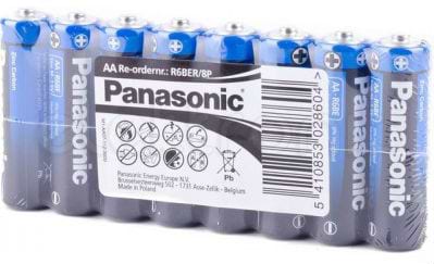 Купити Батарейка тип AA Panasonic GENERAL PURPOSE R6 TRAY 8 ZINK-CARBON - Фото 1 Батарейка тип AA Panasonic GENERAL PURPOSE R6 TRAY 8 ZINK-CARBON - Фото 1