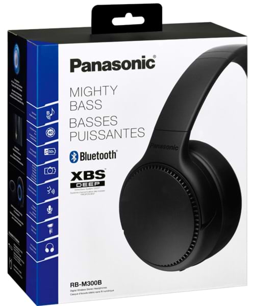Фото - Навушники накладні бездротові Panasonic RB-M300BGE-K