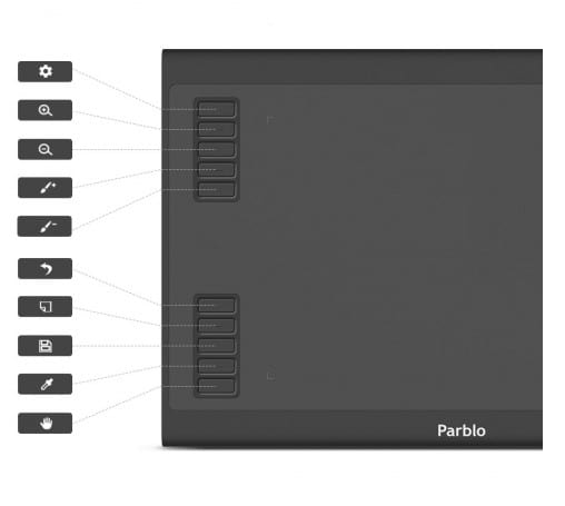 Фото - Графический планшет Parblo A610 Plus V2 Black