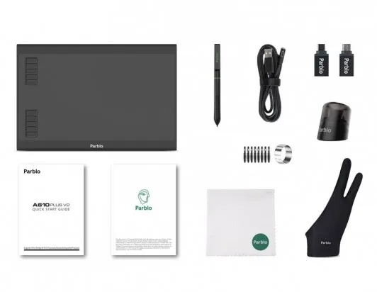 Фото - Графический планшет Parblo A610 Plus V2 Black