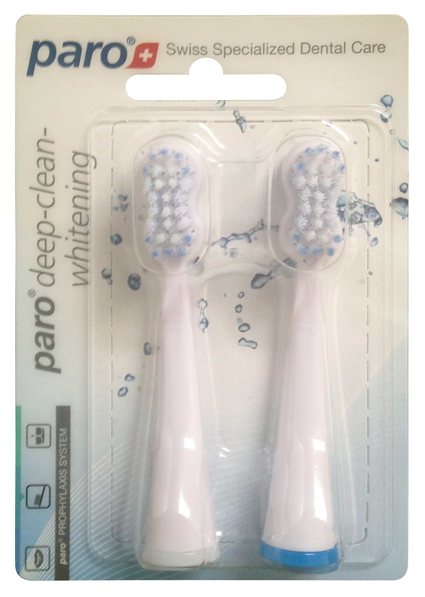 Насадка для зубной щетки Paro Swiss paro deep clean whitening brush heads 2 шт. (7.730) - Фото 1