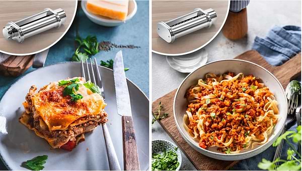 Фото - Насадка для лазаньї і тальятелле Bosch набір PastaPassion MUZS6PP