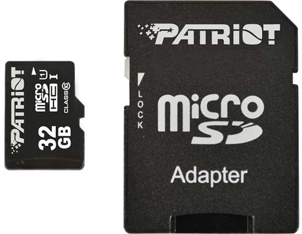 Фото - Карта памяти Patriot LX microSDHC 32GB UHS-I Class 10 + SD-adapter (PSF32GMCSDHC10)