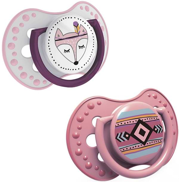 Фото - Динамічна пустушка Lovi 0-3 м-ців 2 шт. Indian summer (22/855girl)