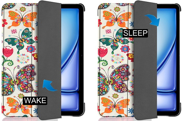 Фото - Чохол для планшета BeCover Smart Case for Apple iPad Air 11" M4 2026 Butterfly (715205)