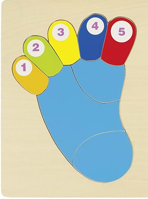 Фото - Пазли (3-4 роки) goki Ніжки (57876G)