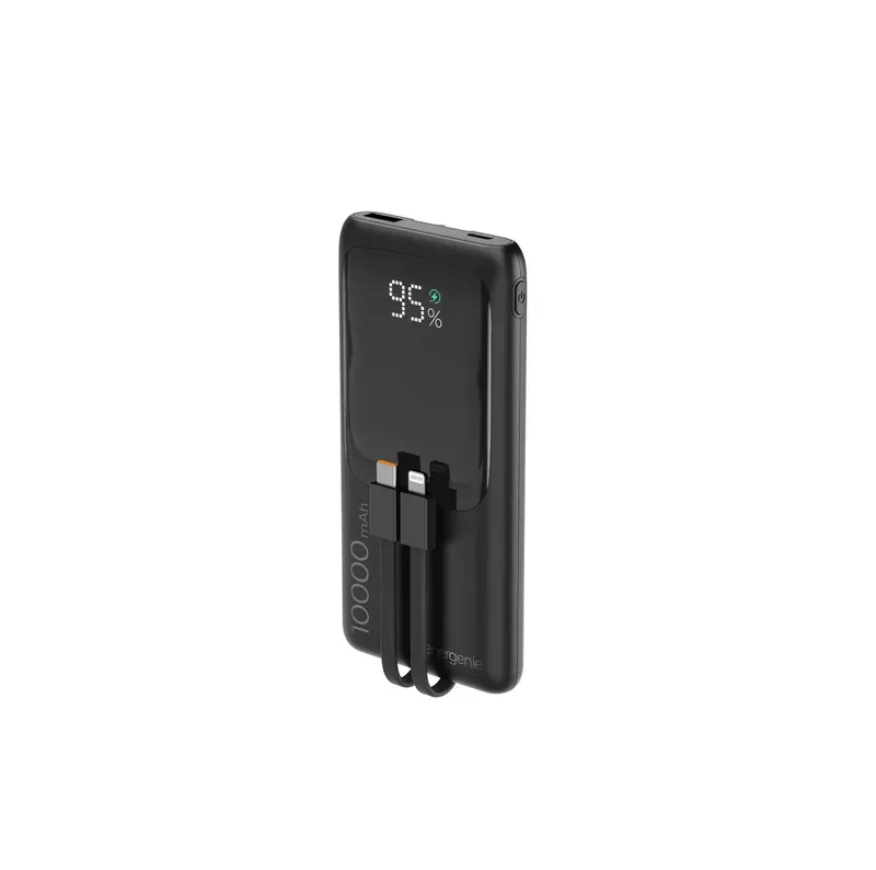 Батарея мобільна EnerGenie 10000 mAh Black (PB10-PD20-LCD-01)