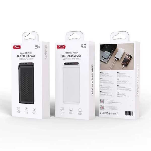 Фото - Батарея мобильная XO 20000mAh (PB309.black)