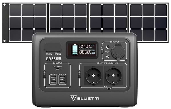 Фото - Уцінка - Зарядна станція універсальна Bluetti PowerOak EB55 700W 150000mAh (PB930340)