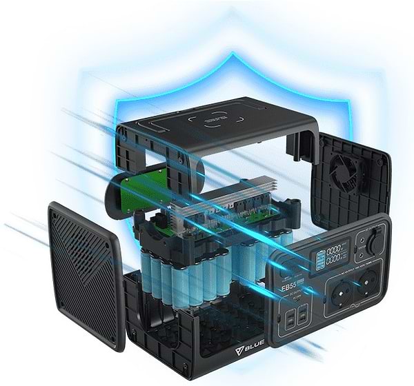 Фото - Уцінка - Зарядна станція універсальна Bluetti PowerOak EB55 700W 150000mAh (PB930340)