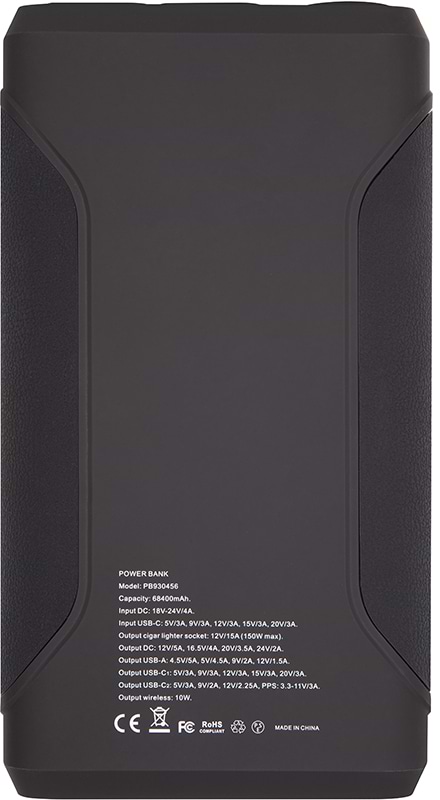 Фото - Батарея мобільна PowerPlant 72000mAh PD 60W DC 12-24V 2xUSB-C USB-A QC3.0 (PB930456)