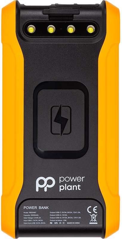 Фото - Батарея мобільна PowerPlant 20000mAh PD 18W USB-C 2xUSB-A QC3.0 (PB930487)