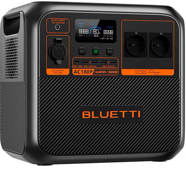 Фото - Зарядна станція універсальна Bluetti AC180P 1440Wh 400000mAh 1800W