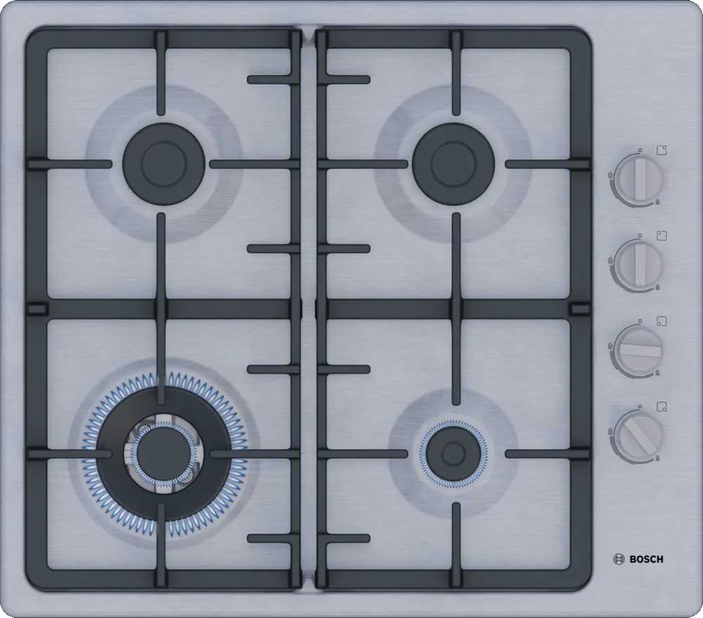 Варочная панель газовая Bosch PBH6C5K90R - Фото 1