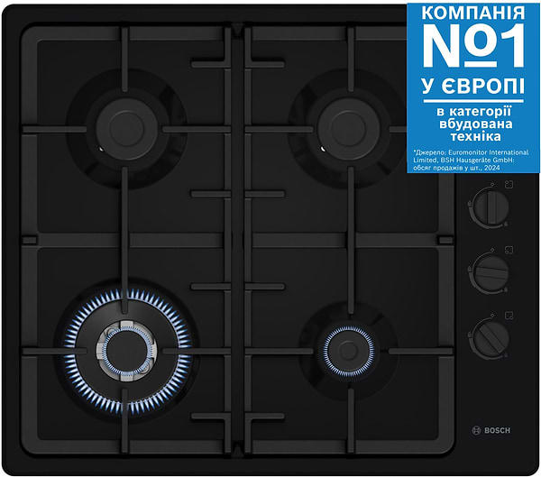 Фото - Варильна поверхня газова Bosch PBH6C6K90R