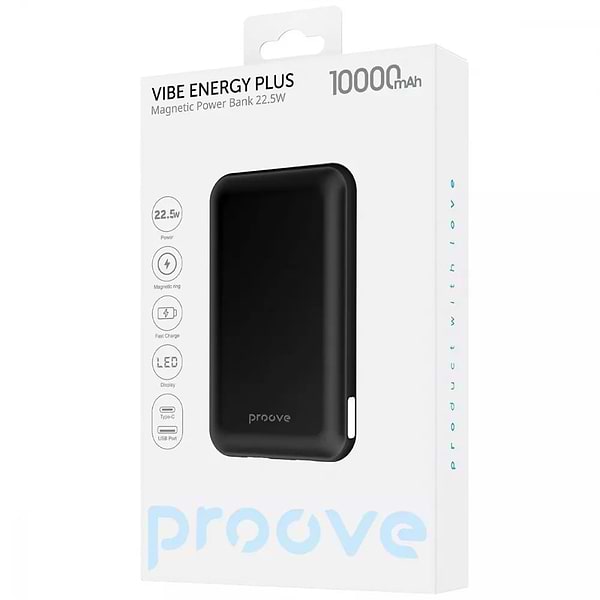 Фото - Батарея мобильная Proove Vibe Energy Plus 22.5W 10000mAh Silver/White (PBVE15012206)