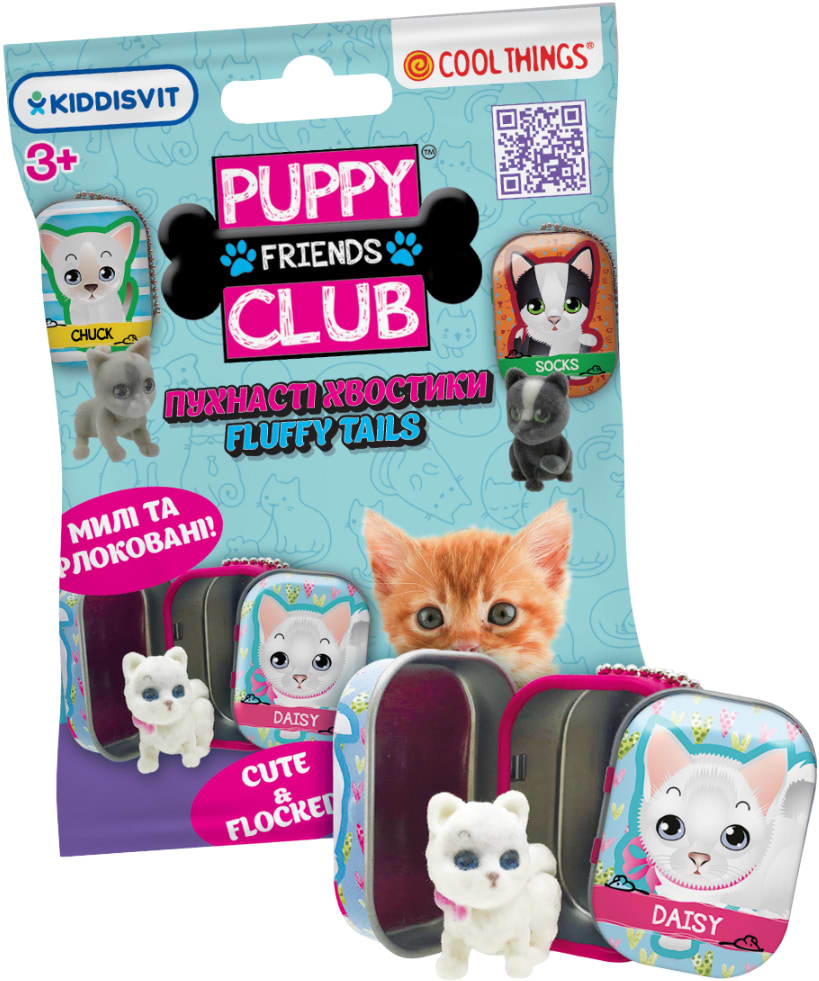 Игровая фигурка-сюрприз Cool Things Puppy Club - ПУШИСТЫЕ ХВОСТИКИ в ассортименте (PC061) - Фото 1