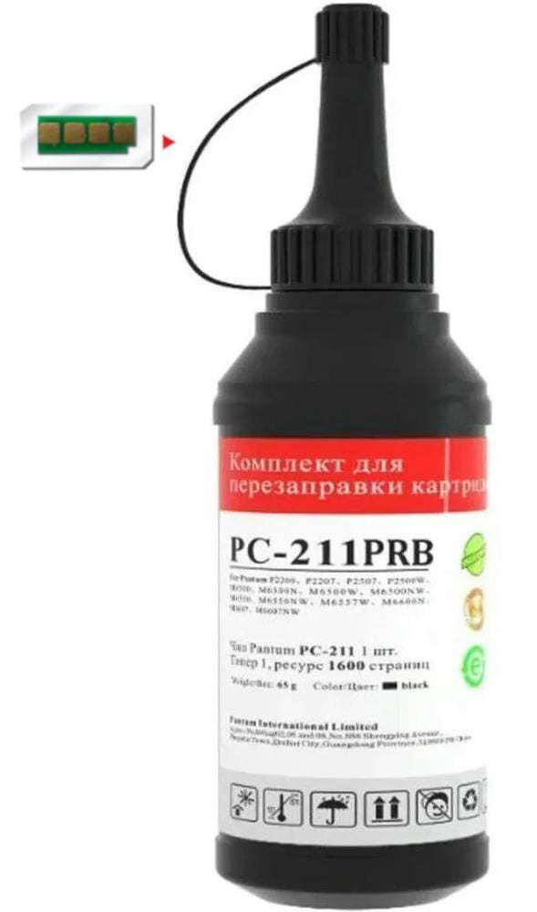 Фото - Тонер для заправки картриджа Pantum PC-230R/PC-211EV для M6500, P2200/2207/2507W (PC-211PRB)