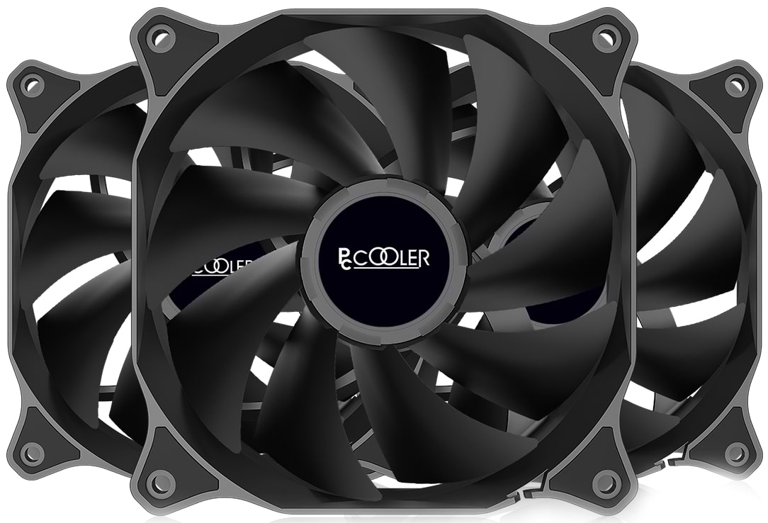 Корпусный вентилятор PCCooler DN 120 BK 3in1