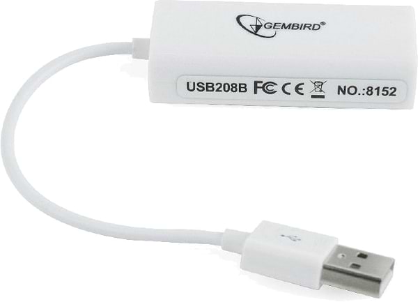 Фото - Уценка - Переходник USB- RJ-45 Gembird USB - Fast Ethernet White (NIC-U2-02)