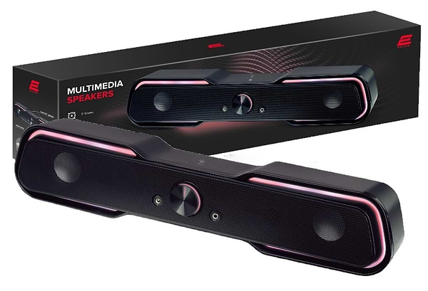 Фото - Комп'ютерна акустика компактна 2.0 2E PCS101 USB Black