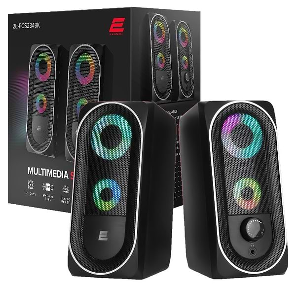 Фото - Комп'ютерна акустика компактна 2.0 2E PCS234 USB Black (2E-PCS234BK) Фото - Комп'ютерна акустика компактна 2.0 2E PCS234 USB Black (2E-PCS234BK)