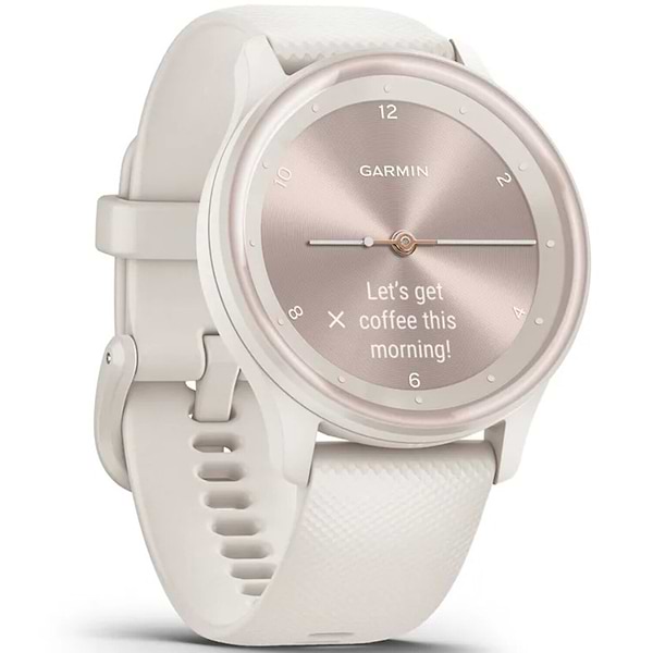 Фото - Смарт-годинник Garmin vivomove Sport, Ivory, Silicone (010-02566-01)