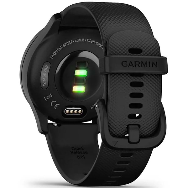 Фото - Смарт-часы Garmin vivomove Sport, Black, Silicone (010-02566-00)