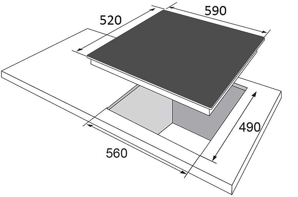 Фото - Духовой шкаф + варочная панель газовая Hansa FCGW683299
