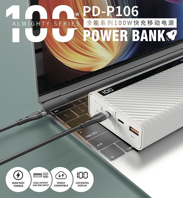 Фото - Уценка - Батарея мобильная Proda 30000 mAh White (PD-P106-WH)