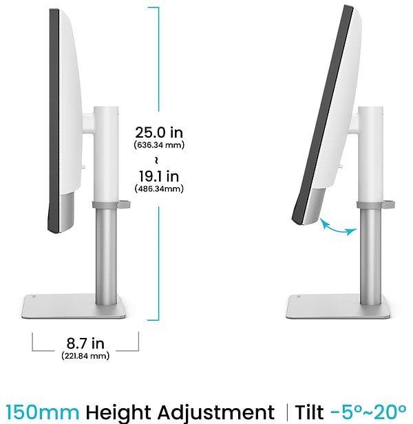 Фото - Монітор ігровий BenQ PD3226G White-Silver (9H.LMVLA.TBE)