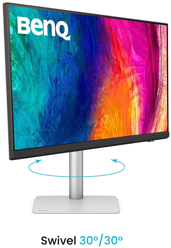 Фото - Монітор ігровий BenQ PD3226G White-Silver (9H.LMVLA.TBE)