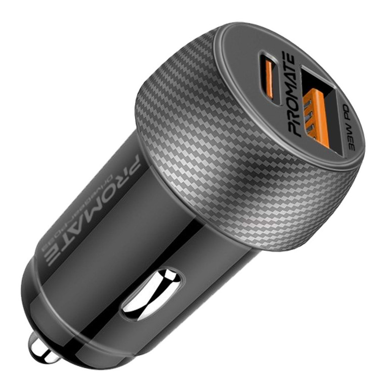 Автомобільний зарядний пристрій Promate drivegear-pd33 - Фото 1