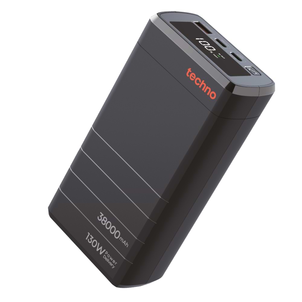Батарея мобільна techno 38000mAh PDC130 - Фото 1