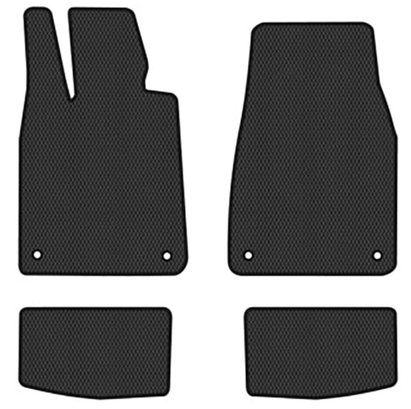 EVA килимки в салон авто EVAtech для Taycan Turbo S Restyling Porsche 2021 1 покоління Sedan EU (PE1987P4AV4RBB)