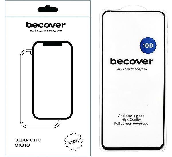 Фото - Защитное стекло для смартфона BeCover for ZTE Blade A76 Black (714377)