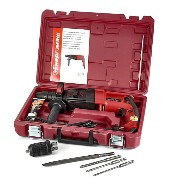 Фото - Перфоратор Энергомаш ПЕ-2526Д 1200 Вт
