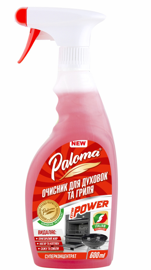 Засіб для чищення духовок Paloma Extra Power та гриля 600 мл (PE50380) - Фото 1