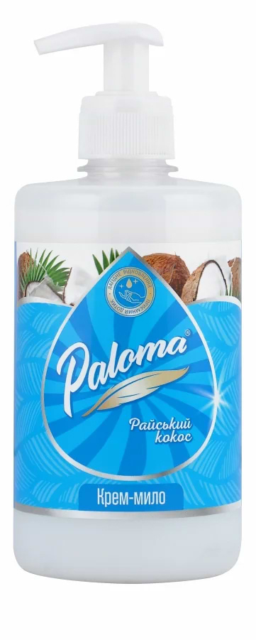 Купить Жидкое мыло для рук Paloma Райский кокос 500 мл (PE50465) - Фото 1 Жидкое мыло для рук Paloma Райский кокос 500 мл (PE50465) - Фото 1