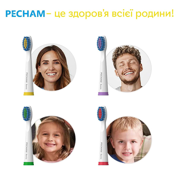 Фото - Насадка для зубной щетки Pecham Travel White (0009119080118)