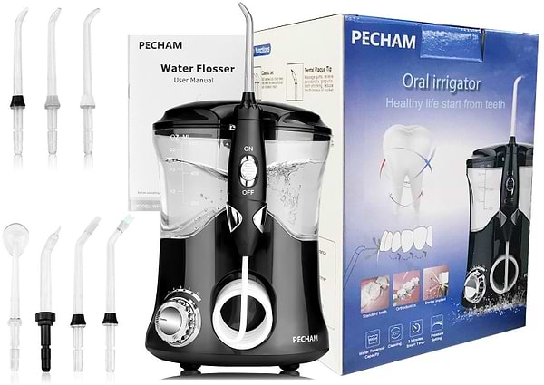 Фото - Уцінка - Іригатор Pecham Professional 600 мл чорний #