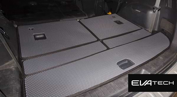 Фото - EVA коврик в багажник авто EVAtech для Santa FE (CM) Restyling (Floor Gas Pedal) 7 seats Hyundai 2010-2012 2 поколение SUV USA (HY13947BE5RBB)