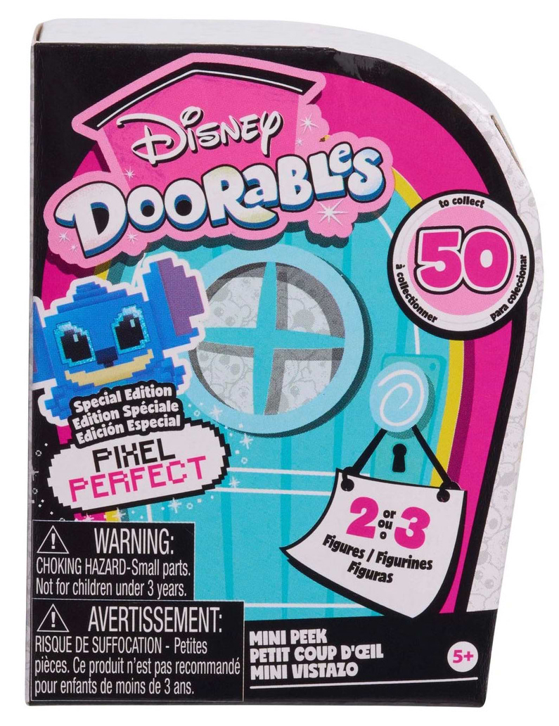 Колекційні фігурки набір Disney DOORABLES серії Mini Peek S12 - МАЛЕНЬКИЙ ПІКСЕЛЬНИЙ БУДИНОК (44854)