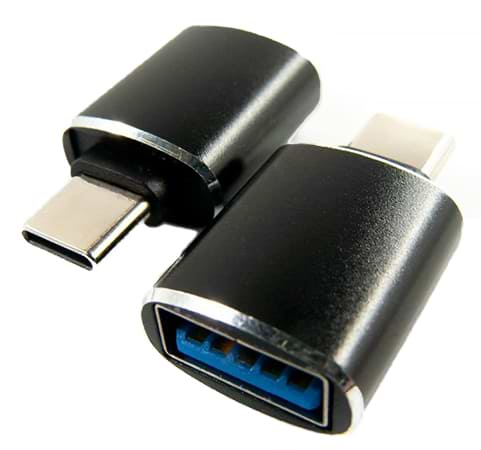Перехідник DENGOS OTG USB-USB-C Black (ADP-018)