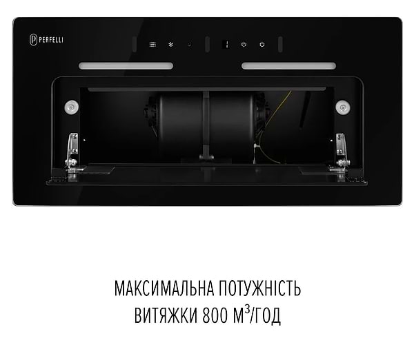 Фото - Вытяжка встраиваемая Perfelli NUOVA 6JWRB NERO